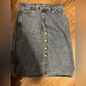 Old Navy Blue Denim Skirt